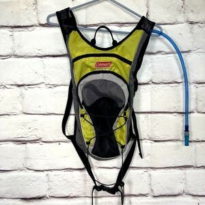 Coleman Max Hydration Backpack w/ Bladder Lime Green Hiking Camping Pack